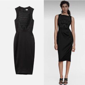 H&M Conscious Exclusive Black Dress Size 12 Formal/Party/Wedding